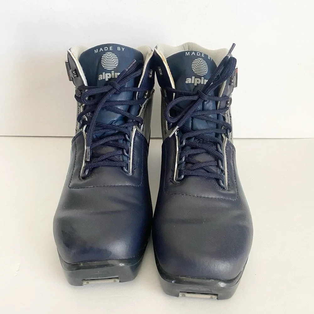 Vintage L.L. Bean Alpina XC Ski Boots 46‎ US 12 Nordic Cross Country Thinsulate